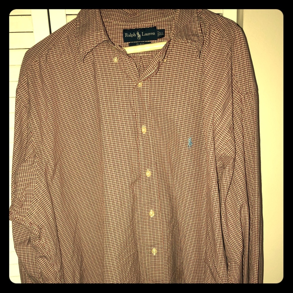 Polo button down long sleeve shirt
